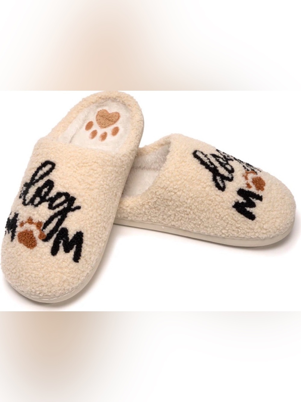 Dog mom slippers